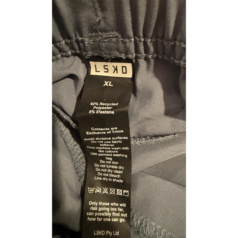 LSKD Energy Stretch Performance Cargo Joggers Storm Blue XL MAPT0002T New